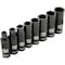 Dynamic Tools 3/8"Dr 8Pcs 6 Point SAE, Deep Impact Socket Set, 5/16" - 3/4" D010021 - alternate 1